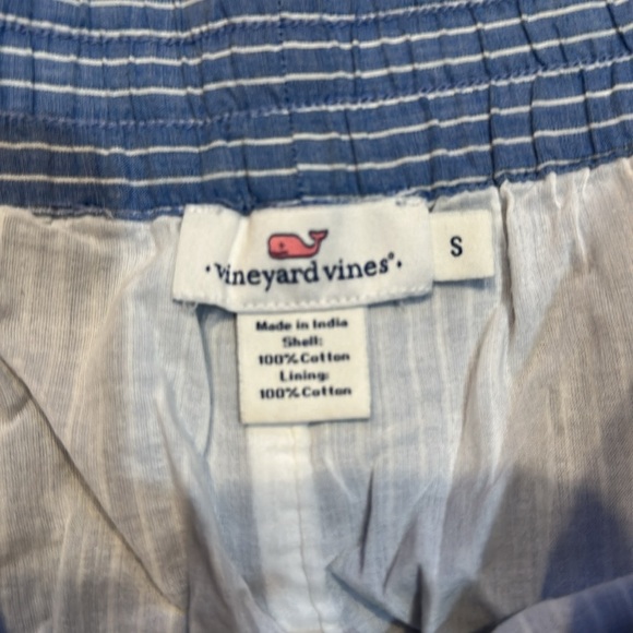 Vineyard Vines Marlin Blue Striped Embroidered Shorts S - Picture 2 of 7